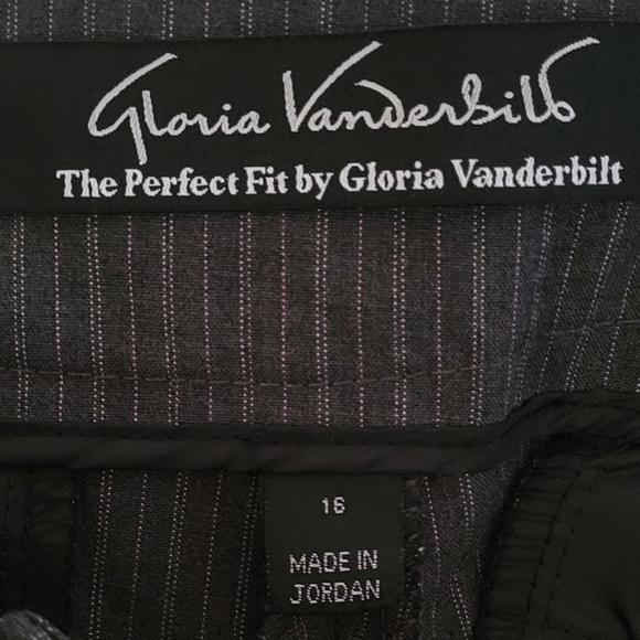 GLORIA VANDERBILT The Perfect Fit Pants Size 16 - Picture 8 of 9
